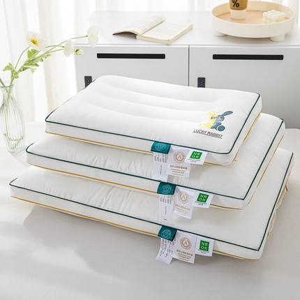 91家纺网 家纺一手货源 找家纺 （总）2023年新款 A类全棉幸运兔儿童学生成人枕头