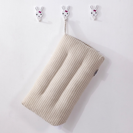 91家纺网 家纺一手货源 找家纺 （总）仁宇枕业 2023年新款色织全棉无印风水洗棉儿童枕头