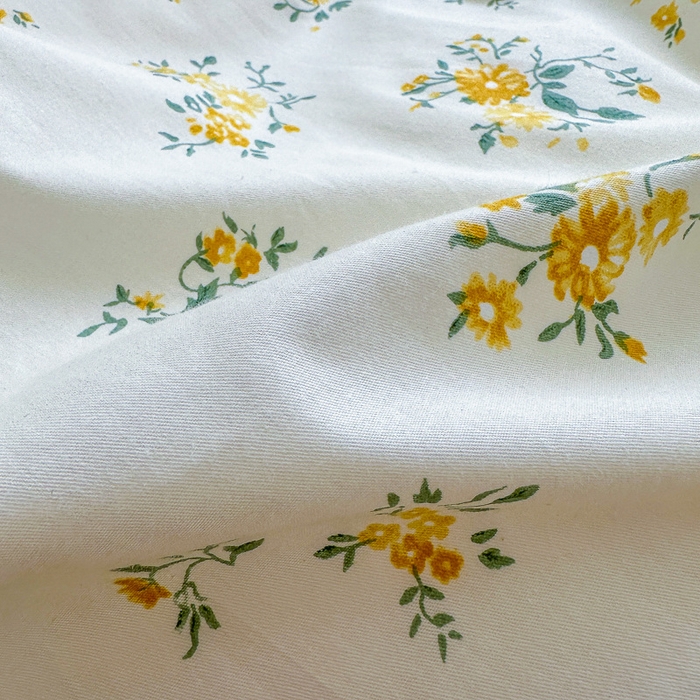 91家纺网 家纺一手货源 找家纺 清雅福2023新款春夏13372小清新系列-单被套 奈美