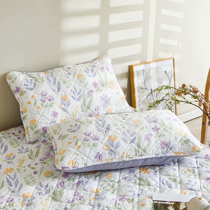 91家纺网 家纺一手货源 找家纺 （总）新款 水洗棉麻单人宿舍亲肤夹棉枕套