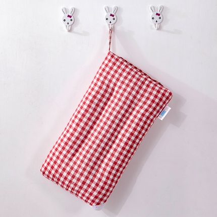 91家纺网 家纺一手货源 找家纺 （总）仁宇枕业 2023年新款色织全棉无印风水洗棉儿童枕头