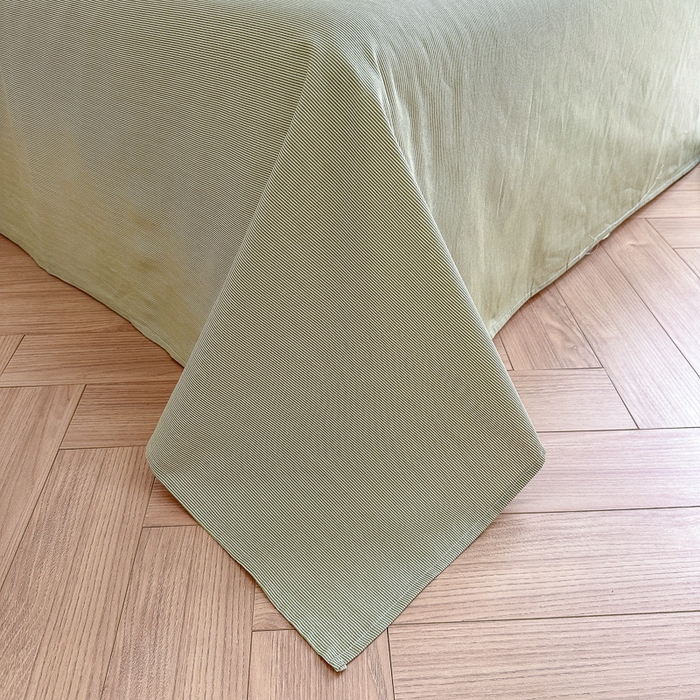 91家纺网 家纺一手货源 找家纺 清雅福 2023新款春夏13372小清新系列床上四件套 奈美