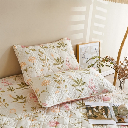 91家纺网 家纺一手货源 找家纺 （总）新款 水洗棉麻单人宿舍亲肤夹棉枕套