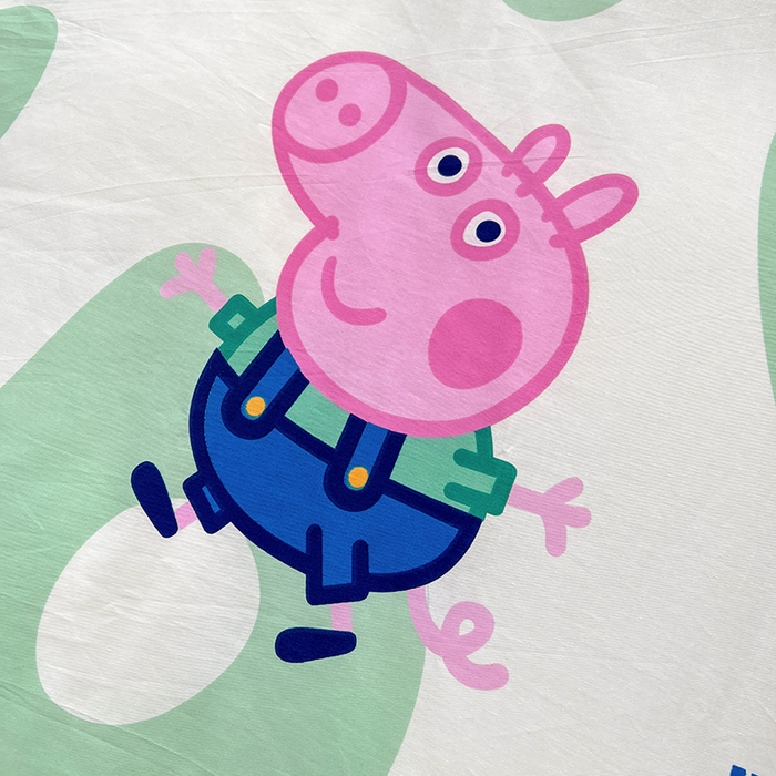 91家纺网 家纺一手货源 找家纺 梦家居2023新款小猪佩奇系列全棉单被套 奇瑞