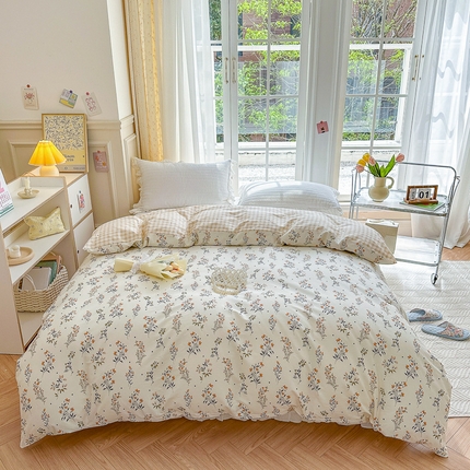 清雅福2023新款春夏13372小清新系列-单被套 清香花蔓