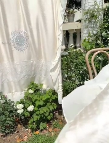 91家纺网 家纺一手货源 找家纺 MIU缪家居 2023新款80支兰精天丝（提花）波点玫瑰 白