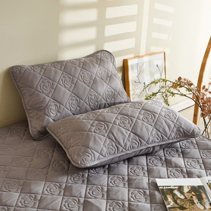 91家纺网 家纺一手货源 找家纺 （总）新款 水洗棉麻单人宿舍亲肤夹棉枕套