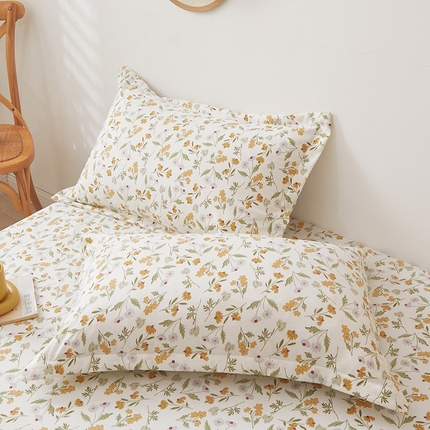 91家纺网 家纺一手货源 找家纺 （总）梦舒羽 2025新款水洗棉麻单人宿舍亲肤枕套