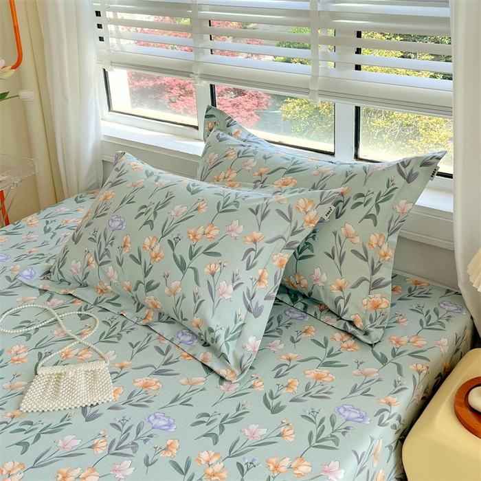 91家纺网 家纺一手货源 找家纺 凯磊家纺 新款原棉老粗布单品系列-枕套 初夏