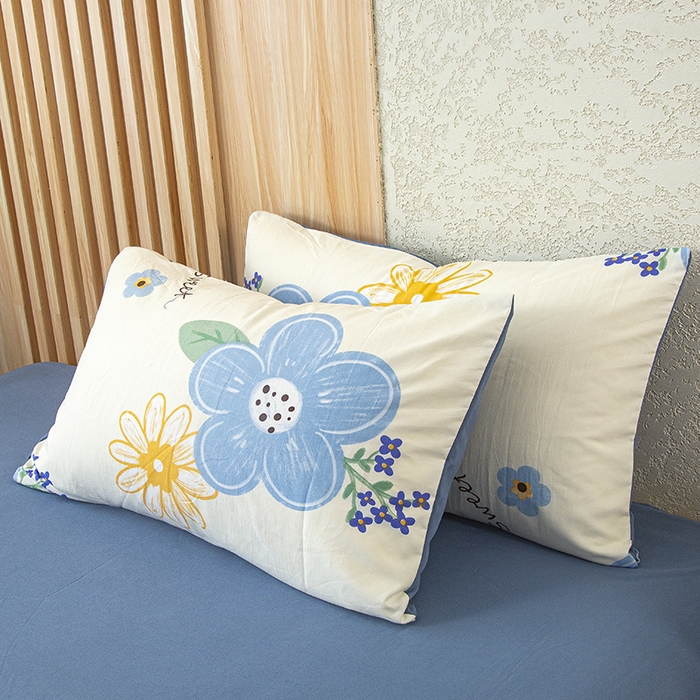 91家纺网 家纺一手货源 找家纺 曼璐2025直播爆款新款水洗棉麻双层纱系列单被套 风情