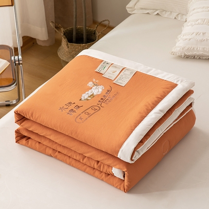 91家纺网 家纺一手货源 找家纺 （总）蓝冰家纺 2023新款水洗棉棉麻大豆夏被