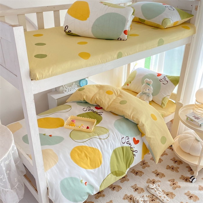 91家纺网 家纺一手货源 找家纺 多品 2023年13070宿舍三件套 绿果石