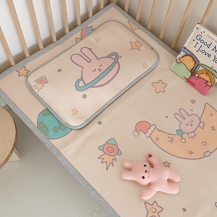 橘滋 2023新款高端A类可水洗婴幼儿冰丝席 梦幻星空