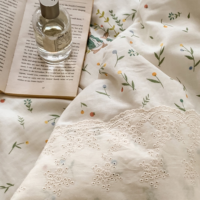 91家纺网 家纺一手货源 找家纺 （总）荣轩家居 2023新款花边款双层纱印花夏被