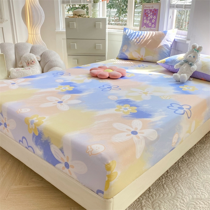 91家纺网 家纺一手货源 找家纺 多品 2023年13070单品床笠【可搭配枕套一起卖】 安琪拉