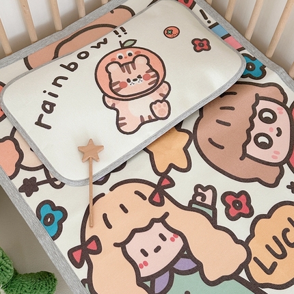 91家纺网 家纺一手货源 找家纺 （总）橘滋 2023新款高端A类可水洗婴幼儿冰丝席