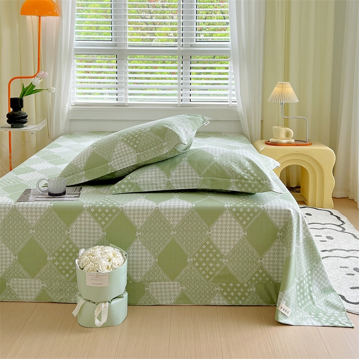 91家纺网 家纺一手货源 找家纺 凯磊家纺 新款原棉老粗布单品系列-床单 漫生活