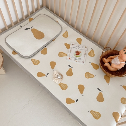 橘滋 2023新款高端A类可水洗婴幼儿冰丝席 小欢喜