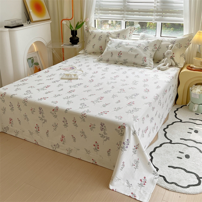 91家纺网 家纺一手货源 找家纺 凯磊家纺 新款原棉老粗布单品系列-床单 暖阳