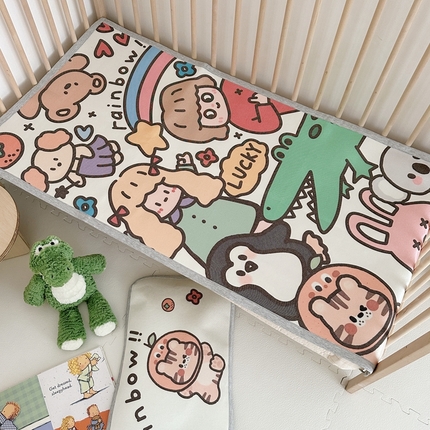 橘滋 2023新款高端A类可水洗婴幼儿冰丝席 游园会