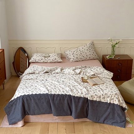 91家纺网 家纺一手货源 找家纺 （总）荣轩家居 2023新款花边款双层纱印花夏被