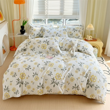 91家纺网 家纺一手货源 找家纺 （总）凯磊家纺 新款原棉老粗布四件套