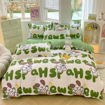 91家纺网 家纺一手货源 找家纺 （总）多品 2023年12868全棉四件套【第三批】