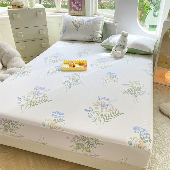 91家纺网 家纺一手货源 找家纺 多品 2023年13070单品床笠【可搭配枕套一起卖】 香草集