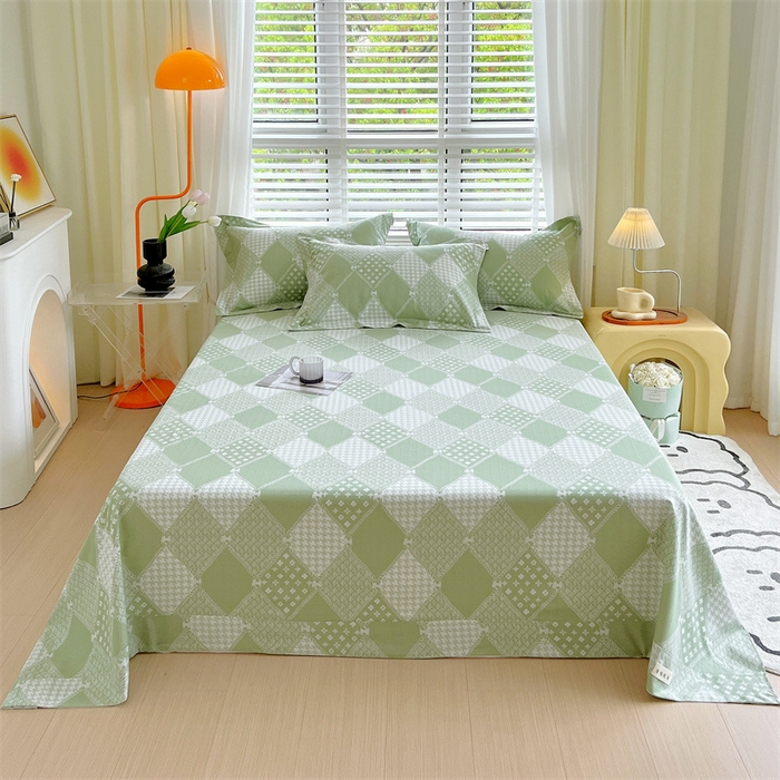 91家纺网 家纺一手货源 找家纺 凯磊家纺 新款原棉老粗布单品系列-床单 漫生活