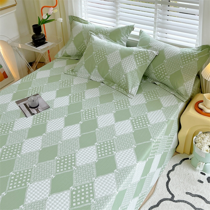 91家纺网 家纺一手货源 找家纺 凯磊家纺 新款原棉老粗布单品系列-床单 漫生活