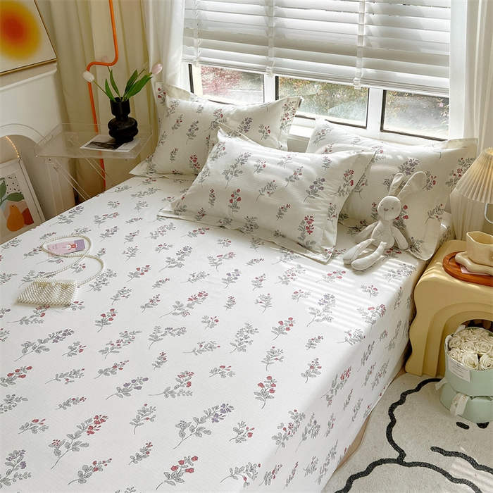 91家纺网 家纺一手货源 找家纺 凯磊家纺 新款原棉老粗布单品系列-床单 暖阳