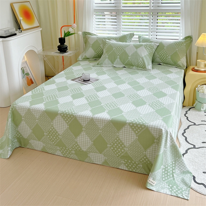 91家纺网 家纺一手货源 找家纺 凯磊家纺 新款原棉老粗布单品系列-床单 漫生活