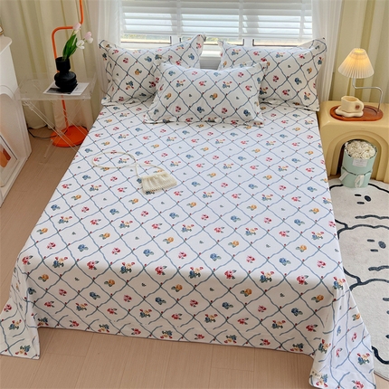 91家纺网 家纺一手货源 找家纺 （总）凯磊家纺 新款原棉老粗布单品系列-床单