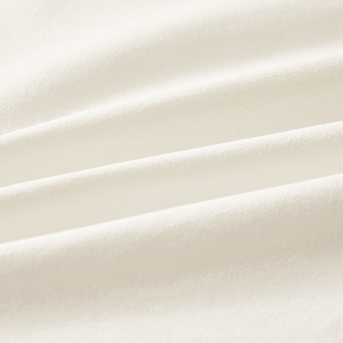 91家纺网 家纺一手货源 找家纺 喜居 2024新款A类色织纯棉水洗棉100%新疆棉全棉床笠 月光白