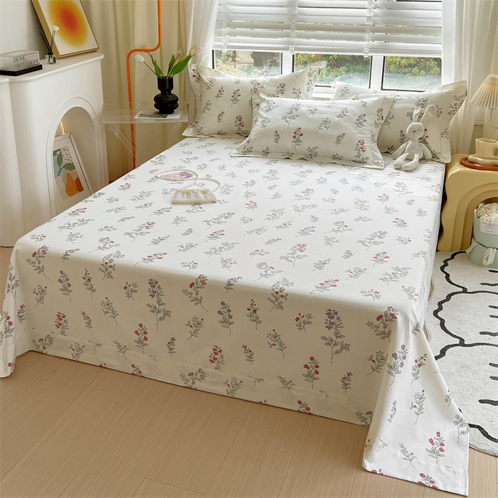 91家纺网 家纺一手货源 找家纺 凯磊家纺 新款原棉老粗布单品系列-床单 暖阳