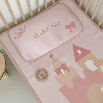 橘滋 2023新款高端A类可水洗婴幼儿冰丝席 可可公主的城堡