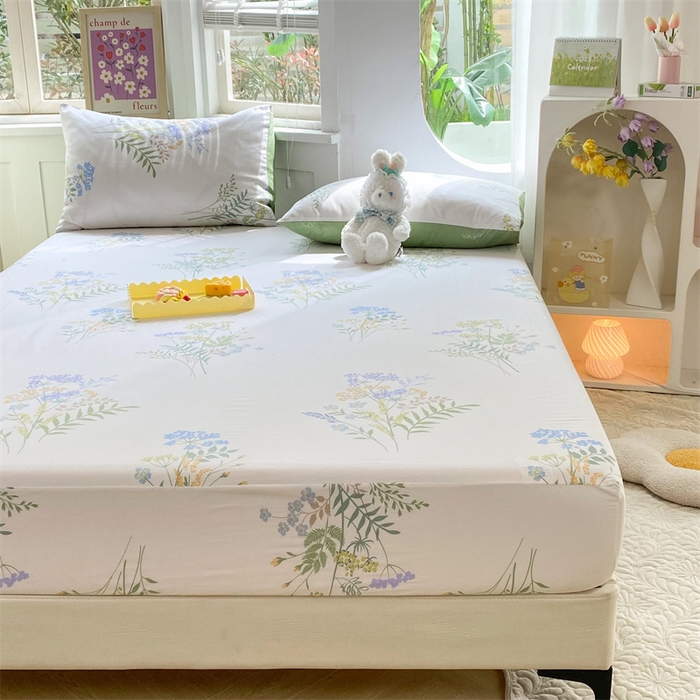 91家纺网 家纺一手货源 找家纺 多品 2023年13070单品床笠【可搭配枕套一起卖】 香草集