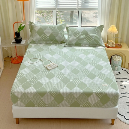 91家纺网 家纺一手货源 找家纺 凯磊家纺 新款原棉老粗布单品系列床笠 漫生活