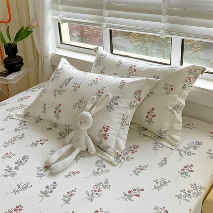 凯磊家纺 新款原棉老粗布单品系列-枕套 暖阳