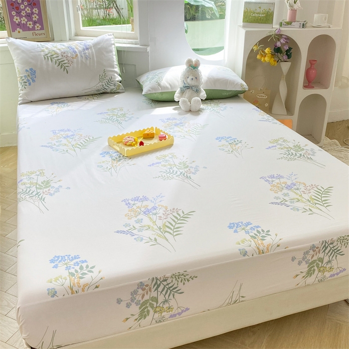 91家纺网 家纺一手货源 找家纺 多品 2023年13070单品床笠【可搭配枕套一起卖】 香草集