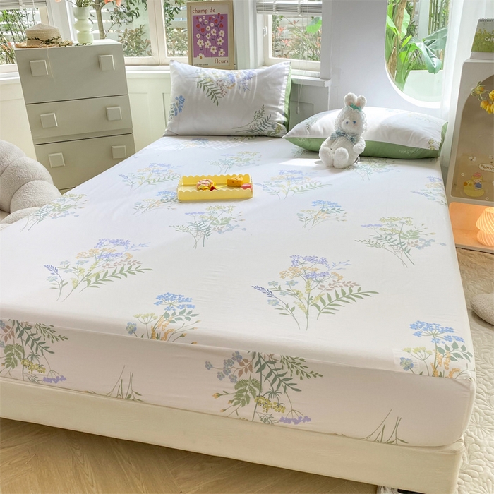 91家纺网 家纺一手货源 找家纺 多品 2023年13070单品床笠【可搭配枕套一起卖】 香草集