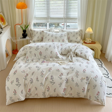 91家纺网 家纺一手货源 找家纺 （总）凯磊家纺 新款原棉老粗布四件套