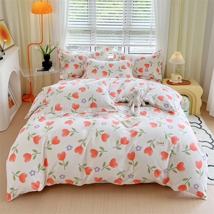 91家纺网 家纺一手货源 找家纺 （总）凯磊家纺 新款原棉老粗布四件套