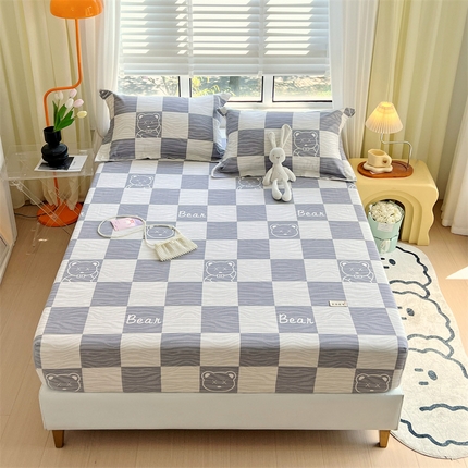 91家纺网 家纺一手货源 找家纺 （总）凯磊家纺 新款原棉老粗布单品系列床笠