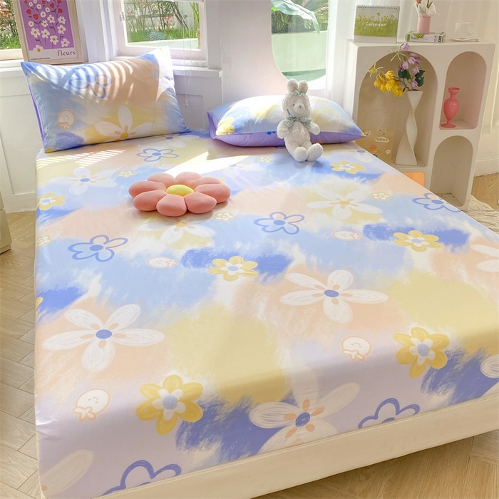 91家纺网 家纺一手货源 找家纺 多品 2023年13070单品床笠【可搭配枕套一起卖】 安琪拉