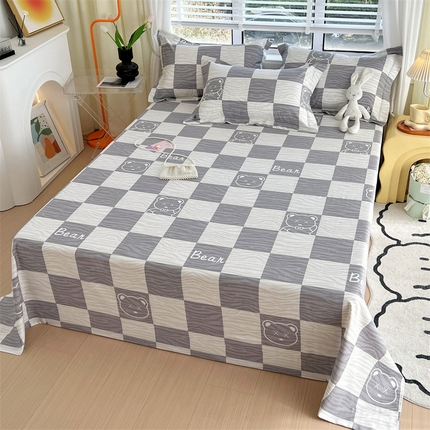 91家纺网 家纺一手货源 找家纺 （总）凯磊家纺 新款原棉老粗布单品系列-床单