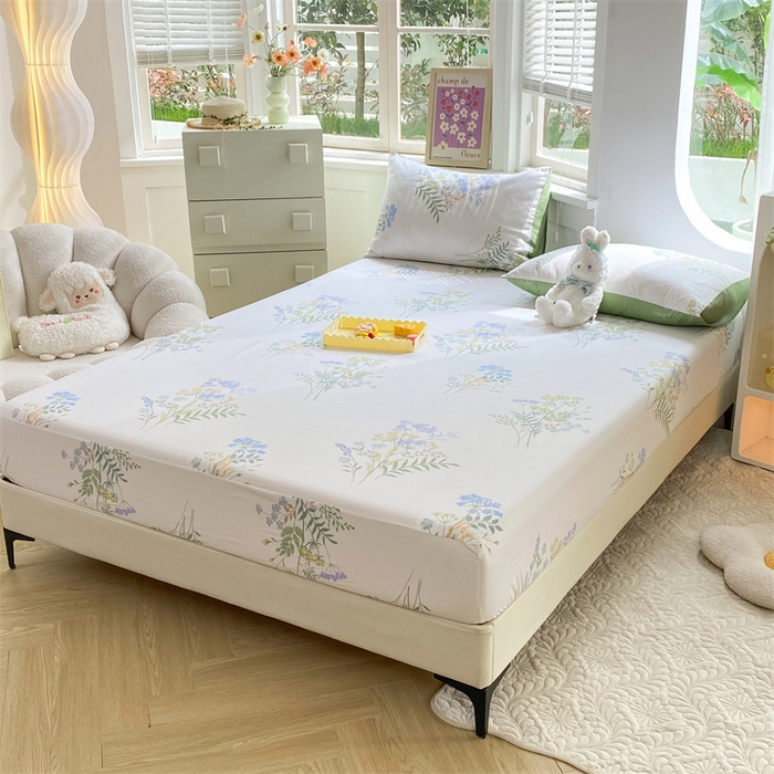 91家纺网 家纺一手货源 找家纺 多品 2023年13070单品床笠【可搭配枕套一起卖】 香草集