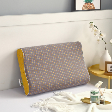 91家纺网 家纺一手货源 找家纺 （总）佳梦达 2023新款全棉双层纱记忆棉乳胶枕头枕芯-记忆棉