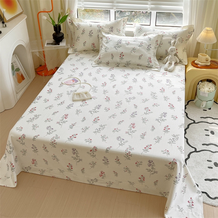 91家纺网 家纺一手货源 找家纺 凯磊家纺 新款原棉老粗布单品系列-床单 暖阳