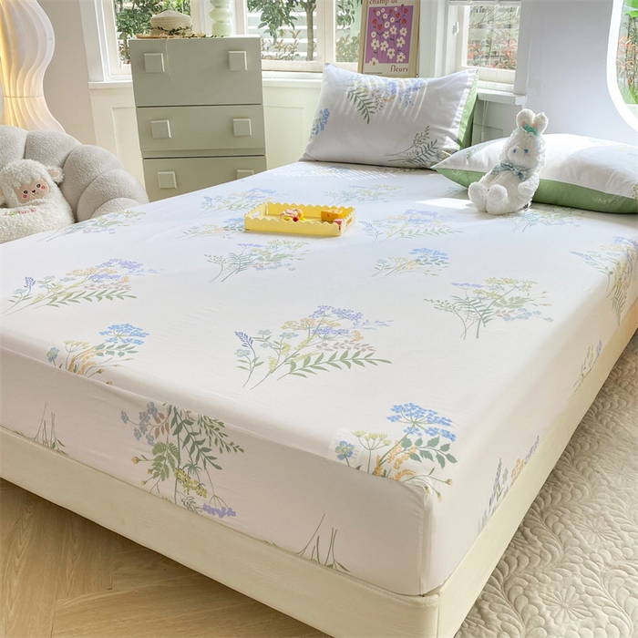 91家纺网 家纺一手货源 找家纺 多品 2023年13070单品床笠【可搭配枕套一起卖】 香草集